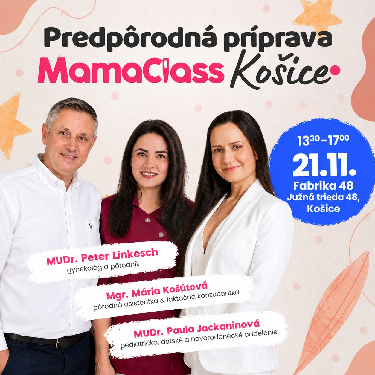 Predpôrodná príprava Mamaclass Košice